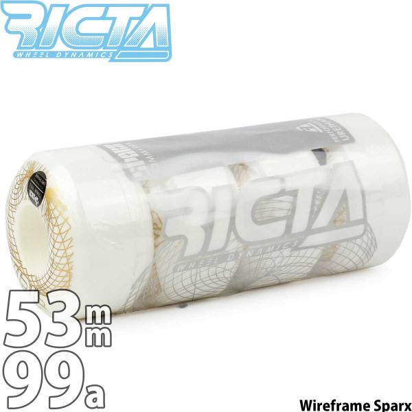 リクタ 53mm 99a スケボー ウィール Ricta Wireframe Sparx Skate...