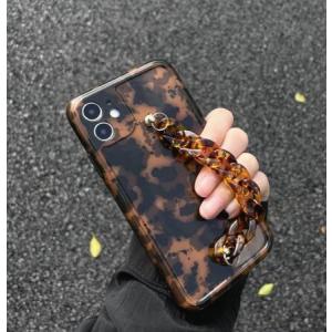 べっ甲柄 チェーン付き 大人かわいい おしゃれ 落下防止 爆買 iPhoneX/XS/XR/XSMAX/11/11pMAX/12/12p/12pMAX