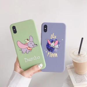 爆買　ダンボ　グリーン　パープル　シンプル　生産中止品　スマホケース　携帯カバー　保護iPhone7/8 plus iPhoneXR iPhoneXSMAX