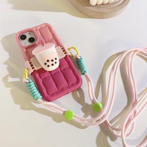 花柄フランスパンタピオカトマトピーチおもしろい...の詳細画像3