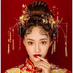 チャイナドレス 髪飾り ブライダルアクセサリー の商品一覧 ファッション 通販 Yahoo ショッピング