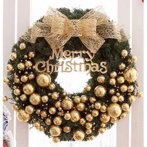 全品2枚で送料無料クリスマスリース/ドア飾りリ...の詳細画像2