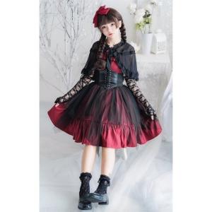 ハロウィン ワンピース+ケープ＋ベルト＋グローブ