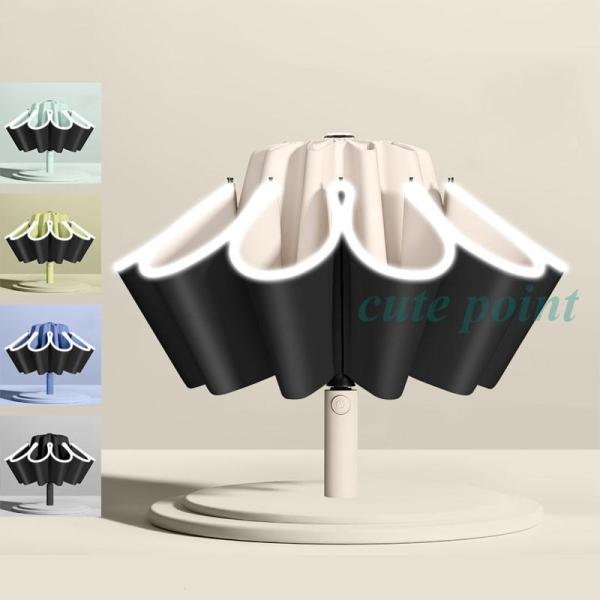 日傘 折りたたみ傘 完全遮光 自動開閉 大きい ワンタッチ 雨傘 熱中症対策 梅雨対策 晴雨兼用 メ...