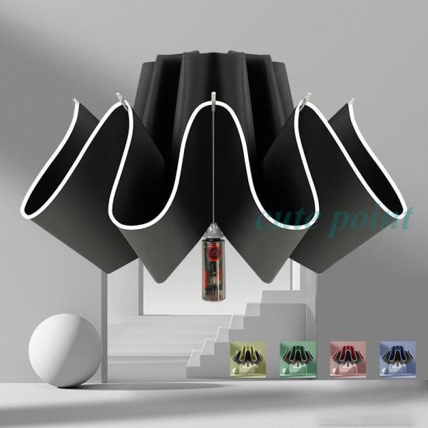 日傘 折りたたみ傘 完全遮光 自動開閉 大きい ワンタッチ 雨傘 熱中症対策 梅雨対策 晴雨兼用 メ...