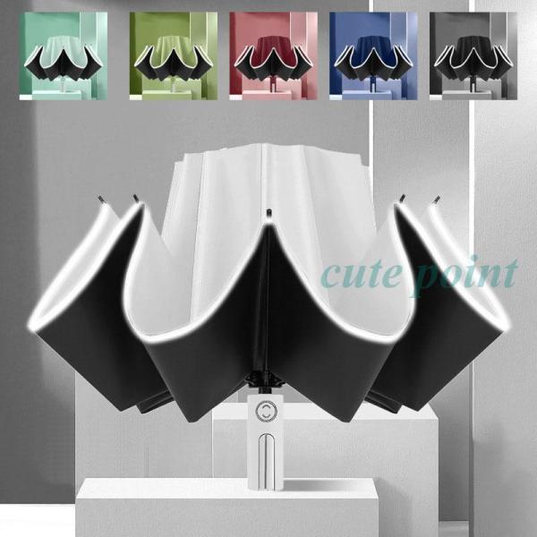 日傘 折りたたみ傘 完全遮光 自動開閉 大きい ワンタッチ 雨傘 熱中症対策 梅雨対策 晴雨兼用 1...