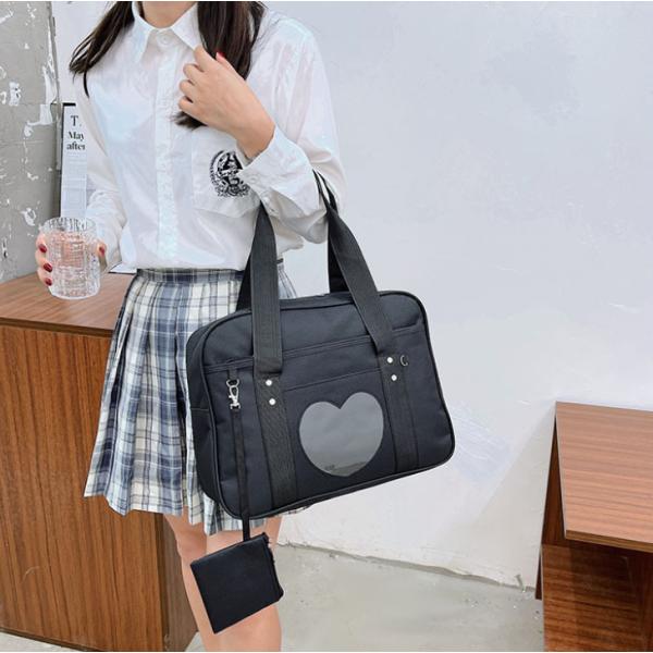 スクールバッグ 学生カバン ショルダー 男子 女子 キャンパスバッグ カジュアル 斜め掛け 普段使い...