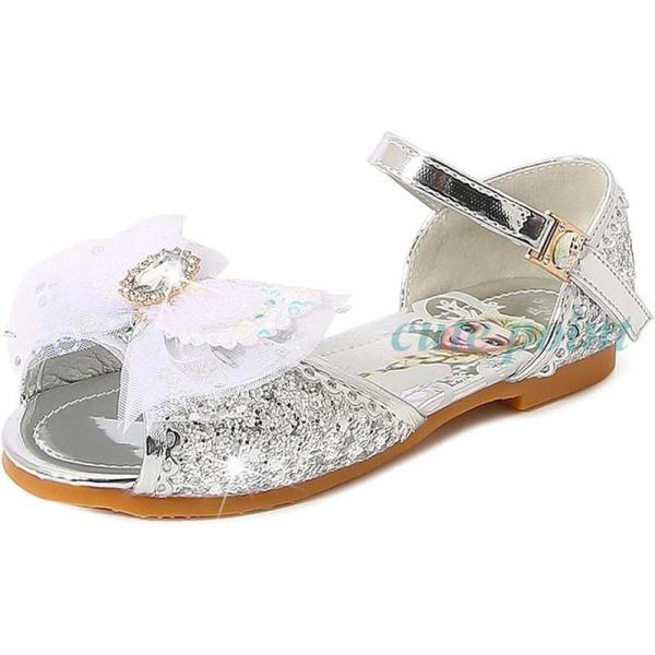 女の子 プリンセス サンダル 夏 子供靴 エルサ フォーマルシューズ 結婚式 ハロウィン ドレスシュ...