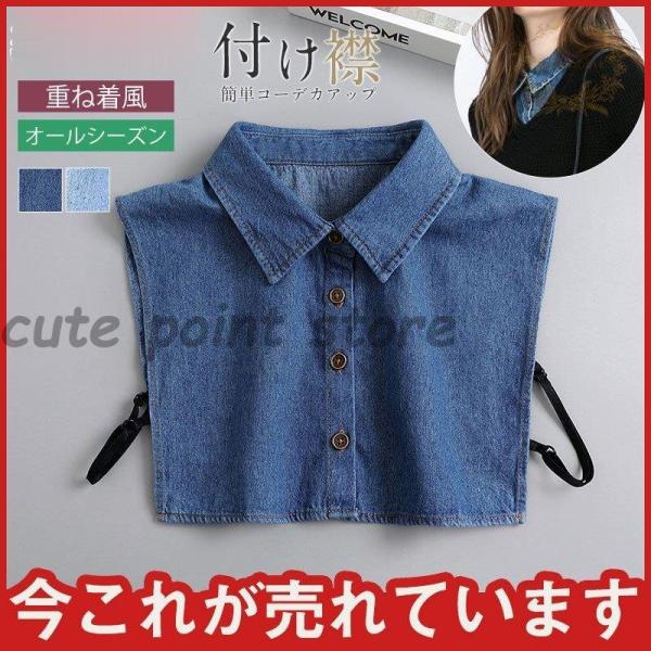 付け襟 レディース メンズ レイヤード ブラウス 偽襟 合わせやすい 重ね着風 大人 シンプル お洒...