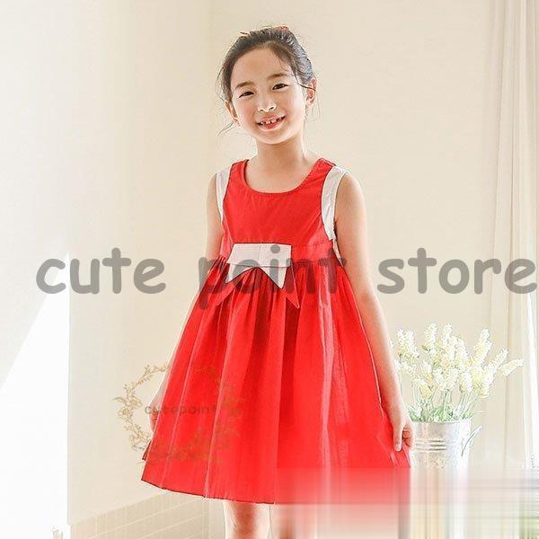 子供服 ワンピース 女の子 夏服 両面着 韓国子供服 ノースリーブ 子供ドレス キッズ ジュニア ベ...