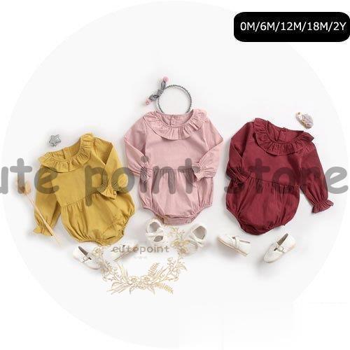 50cm/60cm/70cm/80cm/90cm  ベビーロンパース　シンプルのオールインワン　女の...
