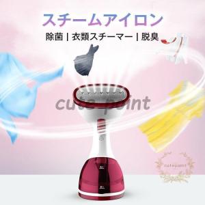 スチームアイロン ハンディスチームアイロン 簡単アイロン スチーマー ハンガーにかけたまま 除菌 脱臭 シワ伸ばし 衣類スチーマー