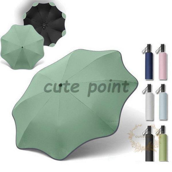折りたたみ傘 ひんやり傘 晴雨兼用 自動開閉 撥水 軽量 折り畳み 傘 メンズ レディース 遮光 U...