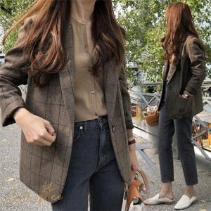 スーツジャケット レディース 春秋 ピーコート 40代