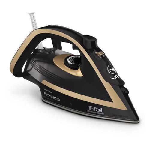 T-fal スチームアイロン ターボプロ アルティメット FV6828J0 ブラック×ゴールド ハン...