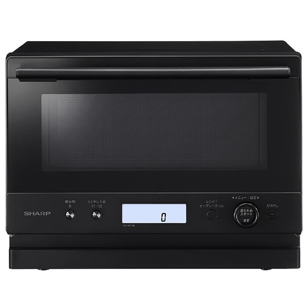 シャープ SHARP オーブンレンジ PLAINLY ブラック RE-WF186-B 18L 1段調...