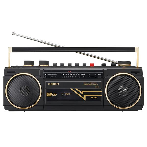 オリオン SCRB3 ラジカセ ブラック SCR-B3(BK) ワイドFM対応 Bluetooth対...