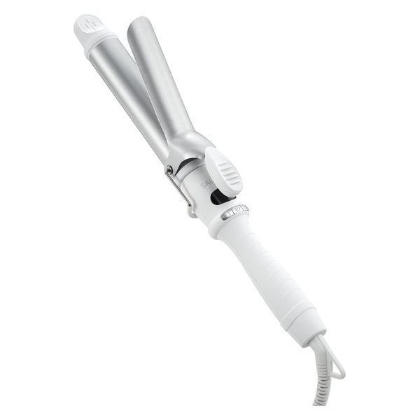 SALONIA サロニア セラミック カール ヘアアイロン コテ 32mm SL-008SW ホワイ...
