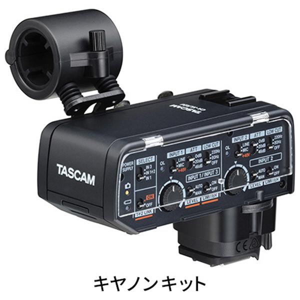 TASCAM(タスカム) CA-XLR2d-C ミラーレスカメラ対応XLRマイクアダプター キヤノン...