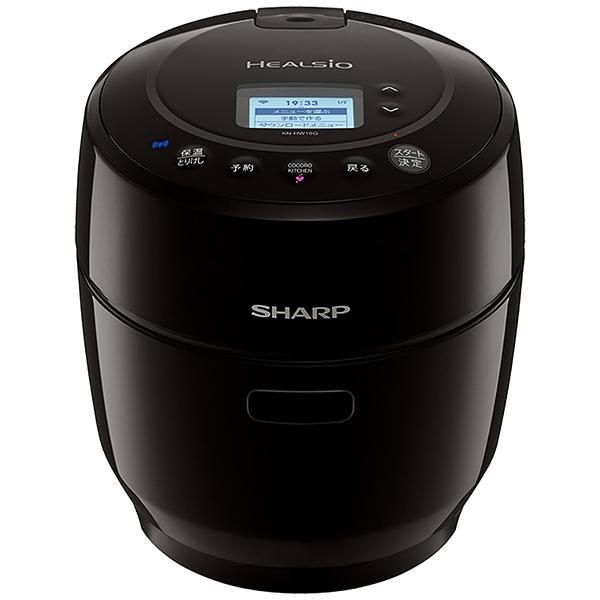 SHARP シャープ 水なし自動調理鍋 ヘルシオ ホットクック KN-HW10G-B ブラック系