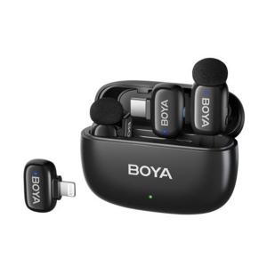 BOYA ボーヤ BY-V20(ブラック) 軽量ワイヤレスデュアルマイク USB Type