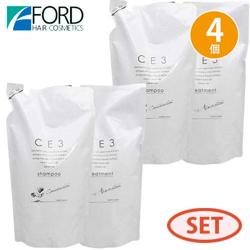 ミアンビューティー フォード CE3 シャンプー 800mL ×2個 + トリートメント 750g ...