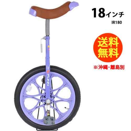 21テクノロジー 一輪車  18インチ IR180 パープル FUNN