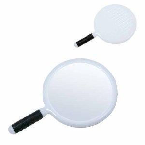 ヤマムラ リビエールモノトーンハンドミラーブラック Y-1307 ホワイト 手鏡 美容室 理容室