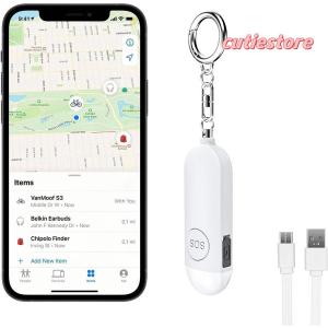 紛失防止タグ トラッカー 防犯ブザー 子供 GPS スマート 忘れ物防止 探し物発見器 USB充電 持ち運びに便利 プレゼント