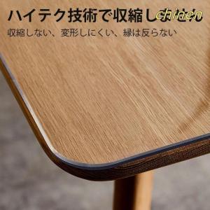 テーブルマット 円形 透明 PVC製 デスクマ...の詳細画像5