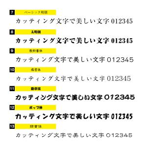 カッティング 文字 シール 名入れ カッティン...の詳細画像4