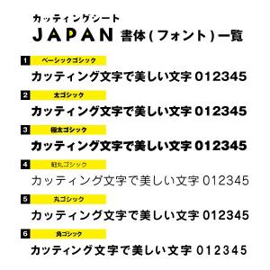 カッティング 文字 シール 名入れ カッティン...の詳細画像3