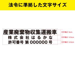 産業廃棄物収集運搬車 マグネット 産業廃棄物 ...の詳細画像5