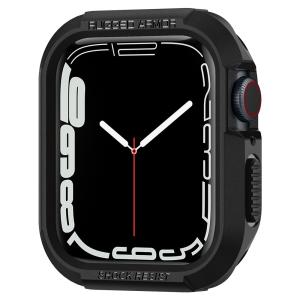 Spigen Apple Watch ケース 45mm | 44mm 【 Series 8 / SE 2 /Series 7 対応 】 ラギッド・アーマー 062CS24469 (ブラック)｜cuttingedgemss
