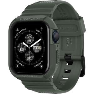 Spigen Apple Watch バンド Series 8 45mm / 44mm 一体型 ケース 