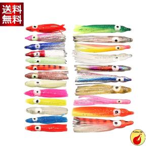 SILANON タコベイト ランダムカラー 4〜6cm 30本セット タコ型 ソフトルアー 疑似餌 仕掛け自作