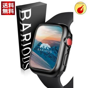 BARIOUS BARIGUARD3 for AppleWatch用 防水 保護ケース マットブラック Apple Watch Series6 Series5 Series4 SE 対応 44mm｜cuttingedgemss