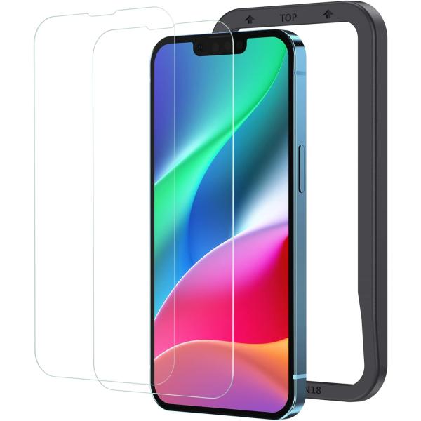 NIMASO ガラスフィルムiPhone 14 用/iPhone 13 Pro 用/iPhone 1...