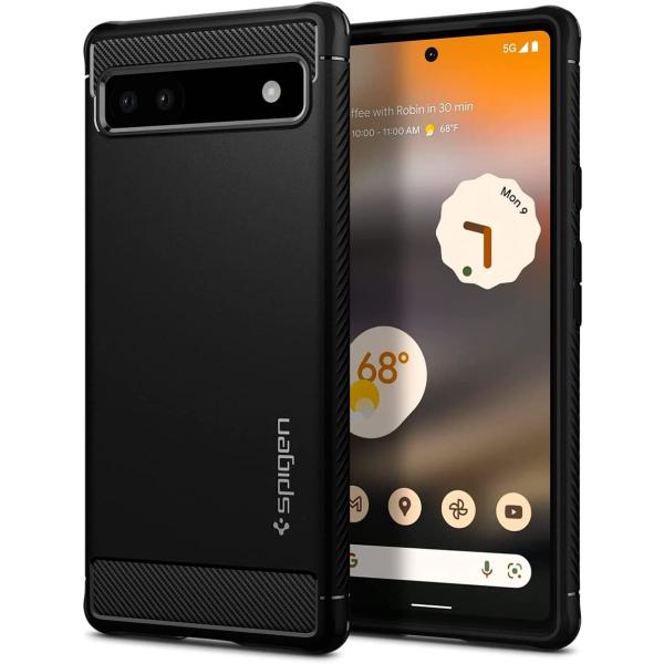 Spigen Pixel6a ケース TPU ソフトケース 米軍MIL規格取得 耐衝撃 衝撃吸収 傷...