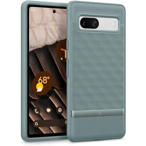 Caseology Pixel 7a 用 ケース TPU 高級 立体パターン ハニカム 米軍 MIL...