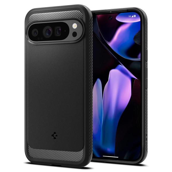 Spigen Pixel9 Pro XL ケース 米軍MIL規格取得 ワイヤレス充電 ラギッド・アー...