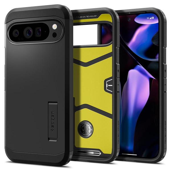 Spigen Pixel9 Pro XL ケース 強力保護 スタンド付き 米軍MIL規格取得 ワイヤ...