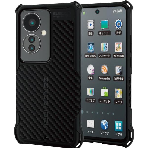 エレコム OPPO Reno11 A ケース カバー 耐衝撃 衝撃吸収 ZEROSHOCK 4つ角ダ...