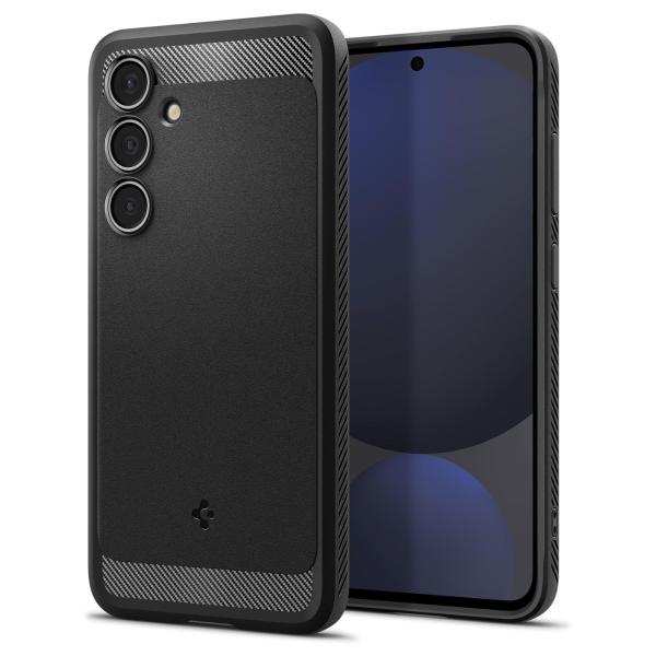 Spigen Galaxy S24 FE ケース 米軍MIL規格 Qi充電 ワイヤレス充電 ラギッド...