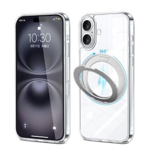 2024最高傑作&定点360度回転 CASEKOO iPhone15用ケース 超強磁力 米軍