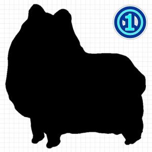 シェットランドシープドッグ 犬 シルエット カ...の詳細画像1