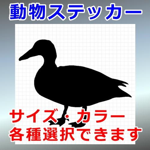 カルガモ 動物 ステッカー