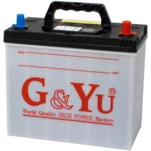 G&amp;Yu [ ジーアンドユー ] 国産車バッテリー [ ecoba ] 60B24R