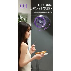 扇風機 ファン 卓上 サーキュレーター 壁掛け...の詳細画像3