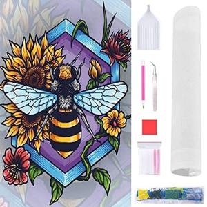 Rolin Roly キリン ネコ 猫の水鏡 蜂 ダイアモンドビーズ絵画 ビーズ絵画 ダイヤモンドアート ダイヤモンド絵画